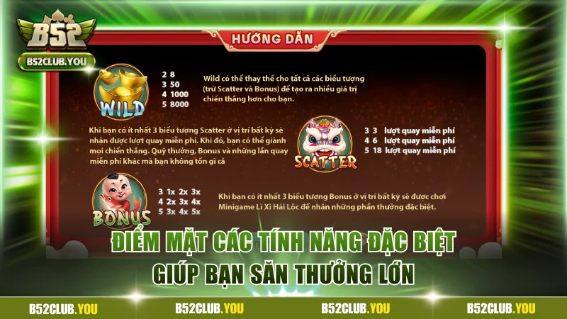 Điểm mặt các tính năng đặc biệt giúp bạn săn thưởng lớn