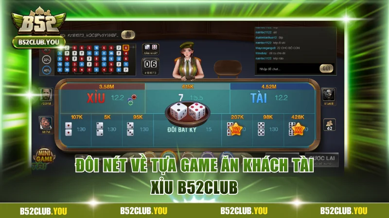 Đôi nét về tựa game ăn khách Tài Xỉu B52Club